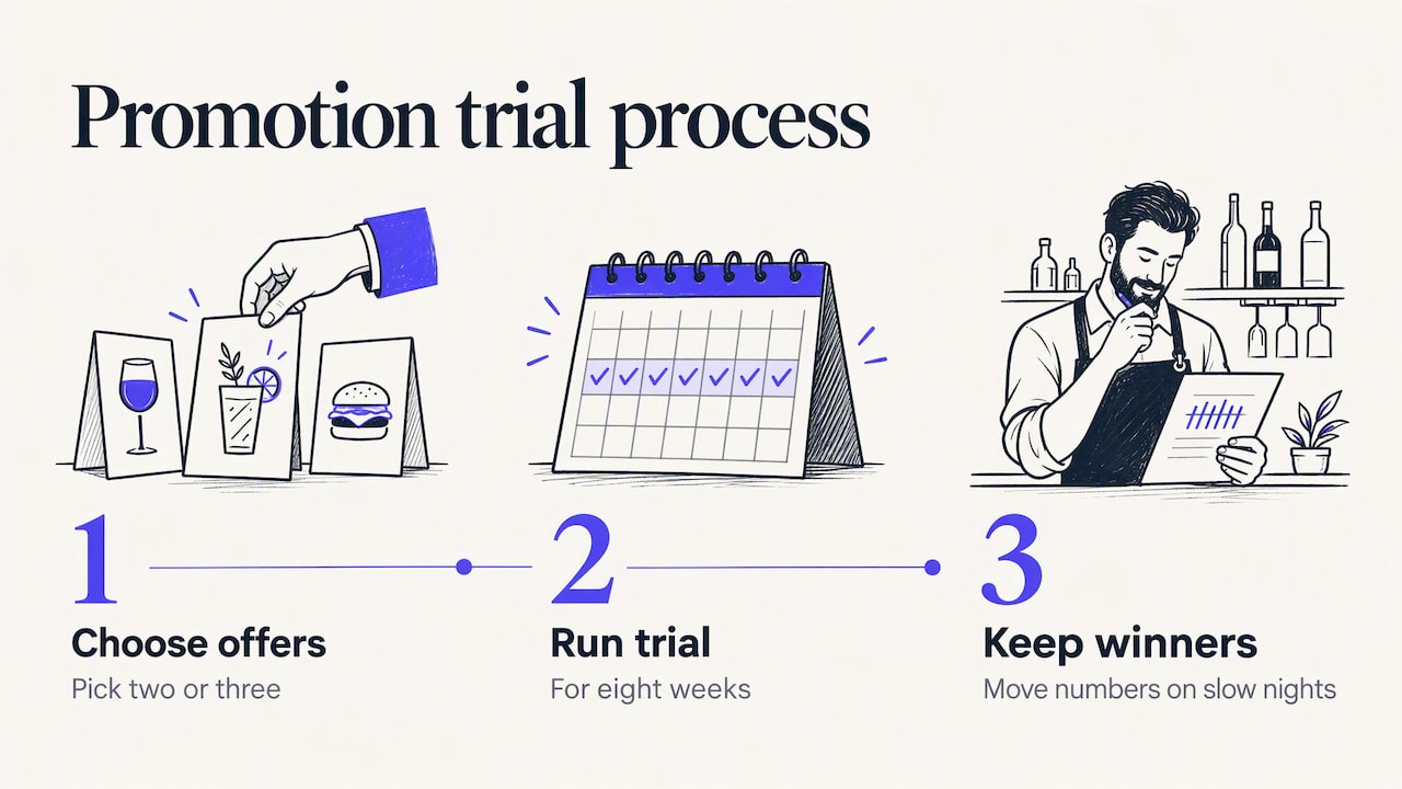 12 bar promotion ideas to try — overview diagram
