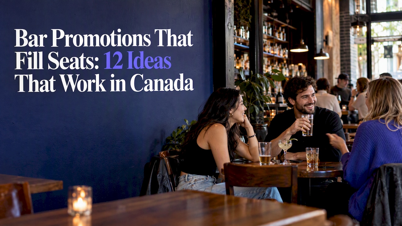 Bar Promotions That Fill Seats: 12 Ideas That Work in Canada